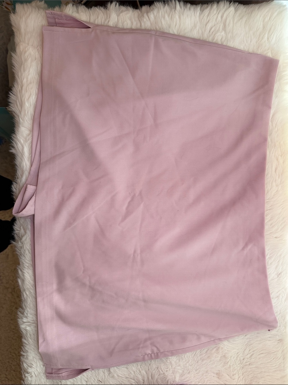 Express Light Pink Mini Pencil Skirt